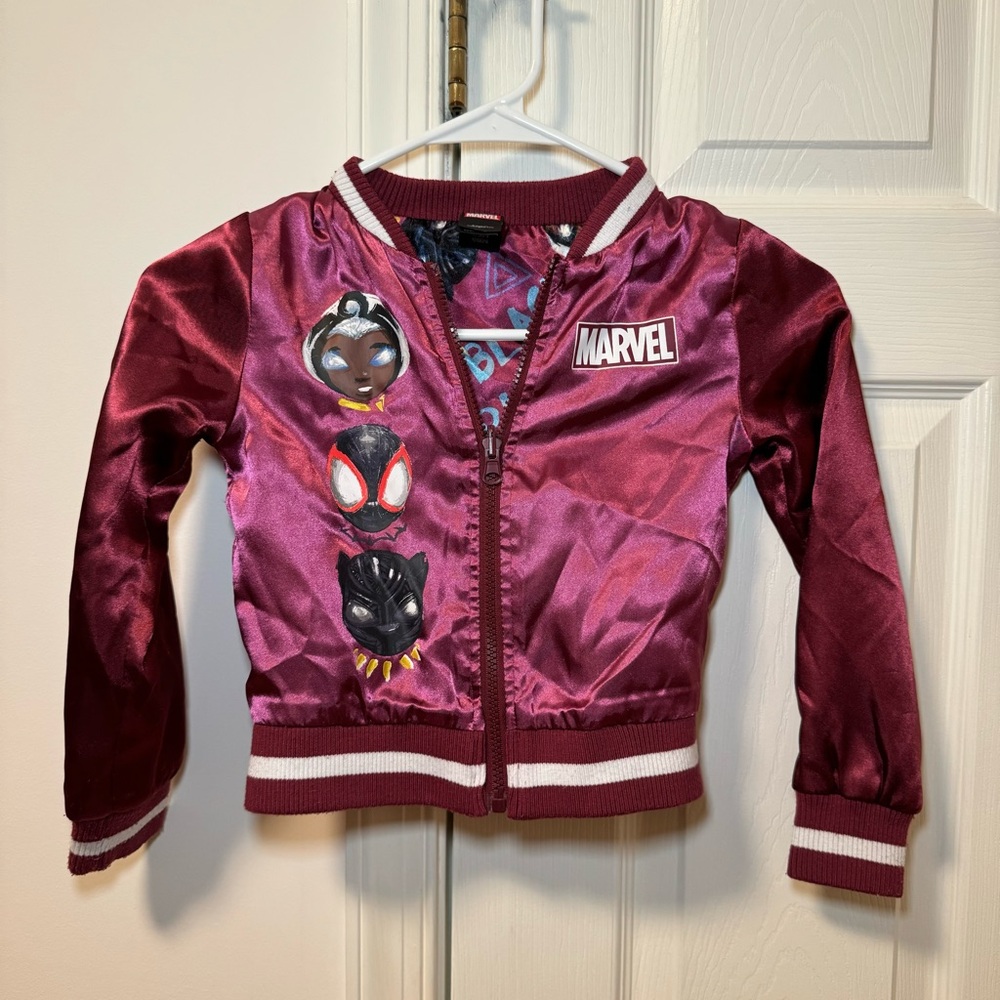Marvel Black Panther Zip Up graphic detail jacket